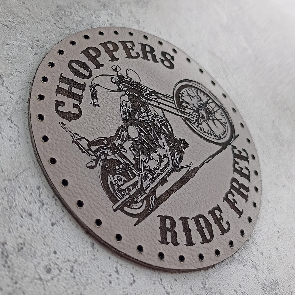Кожаная нашивка Choppers Ride Free leather patch Кожаная нашивка Choppers Ride Free leather patch
