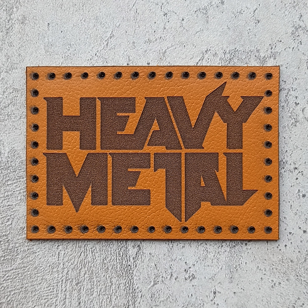 Heavy Metal leather patch Heavy Metal leather patch