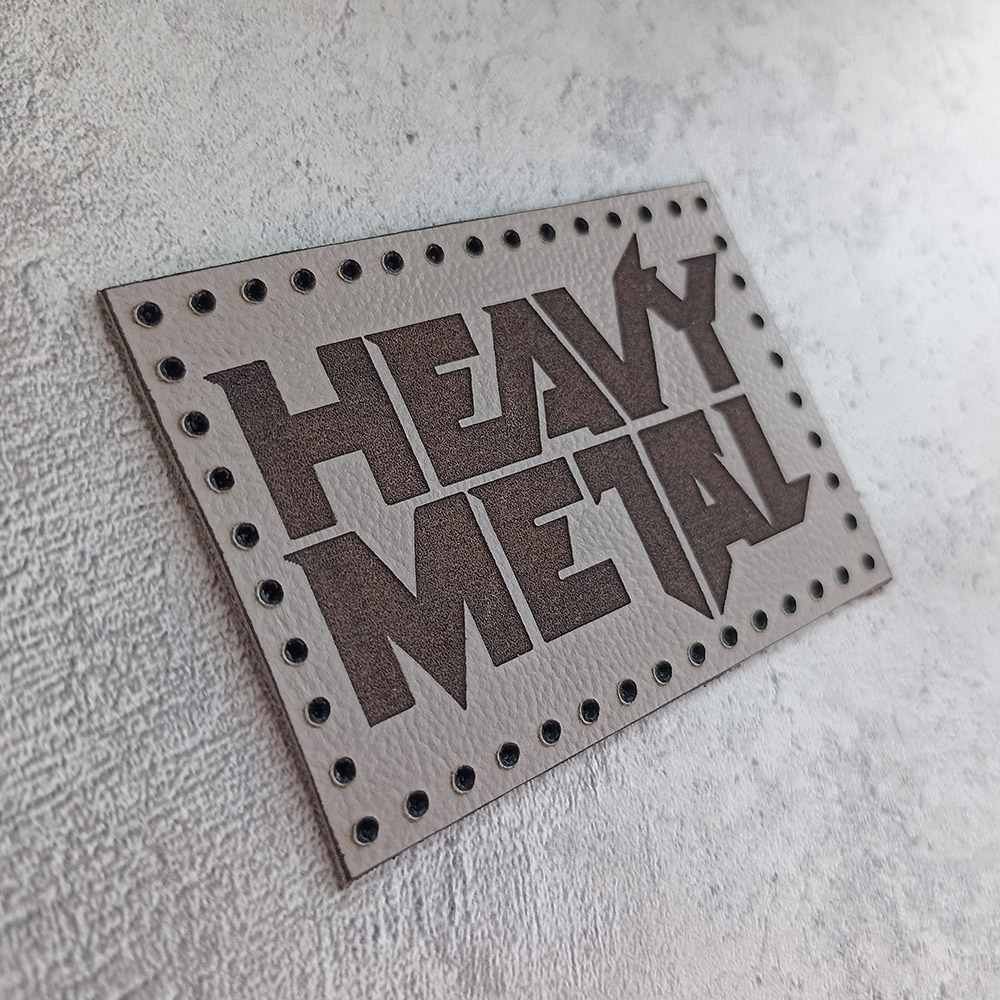Heavy Metal leather patch Heavy Metal leather patch