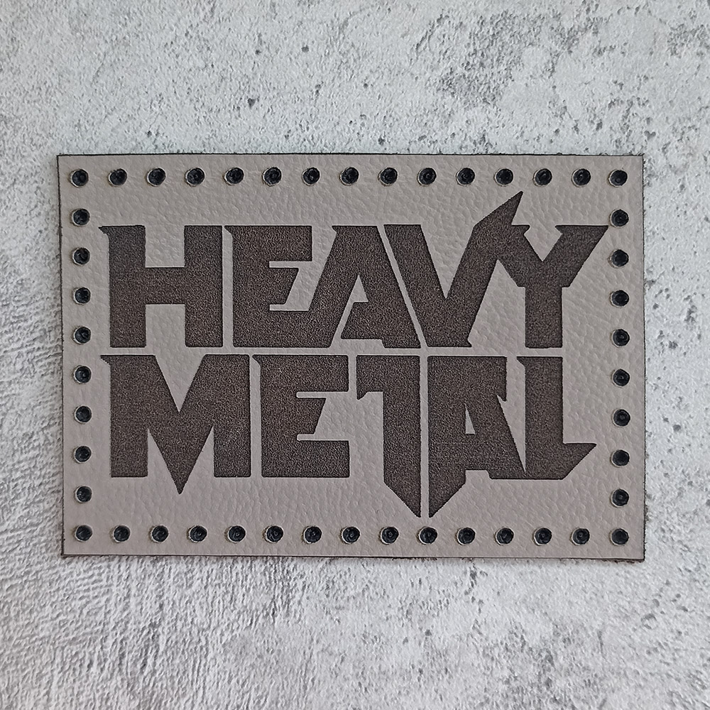 Heavy Metal leather patch Heavy Metal leather patch