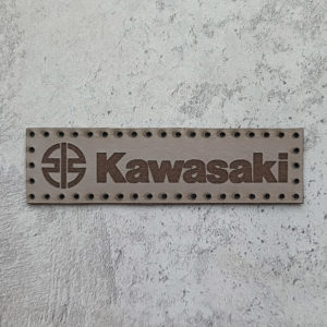 Kawasaki leather patch