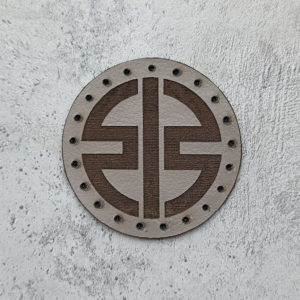 Kawasaki logo leather patch