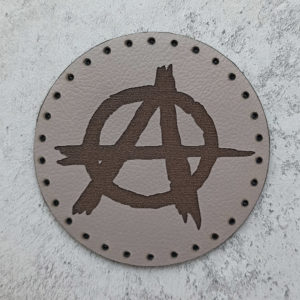 Anarchy leather patch