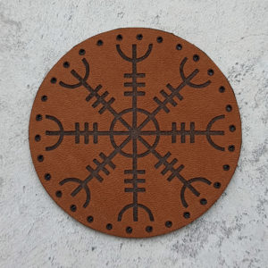 Helm of Terror Aegishjalmur leather patch