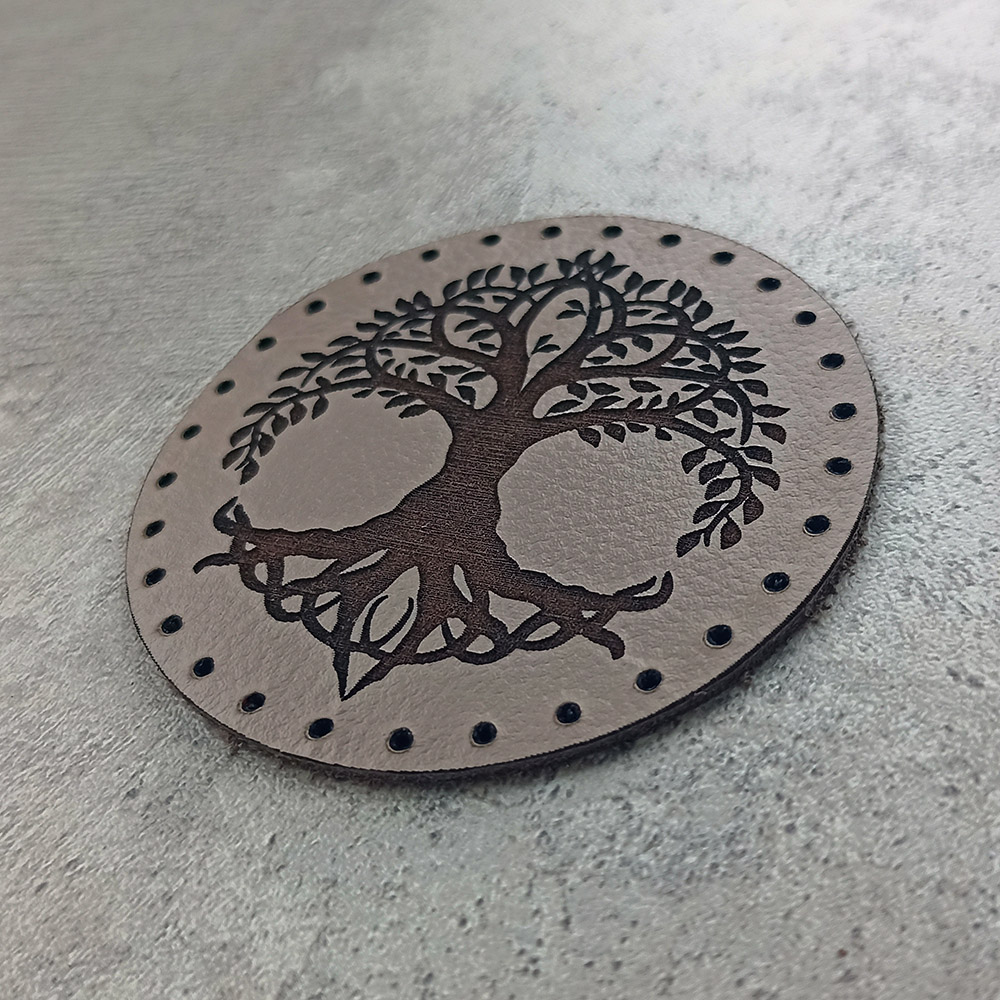 The Tree of Life Yggdrasil leather patch The Tree of Life Yggdrasil leather patch