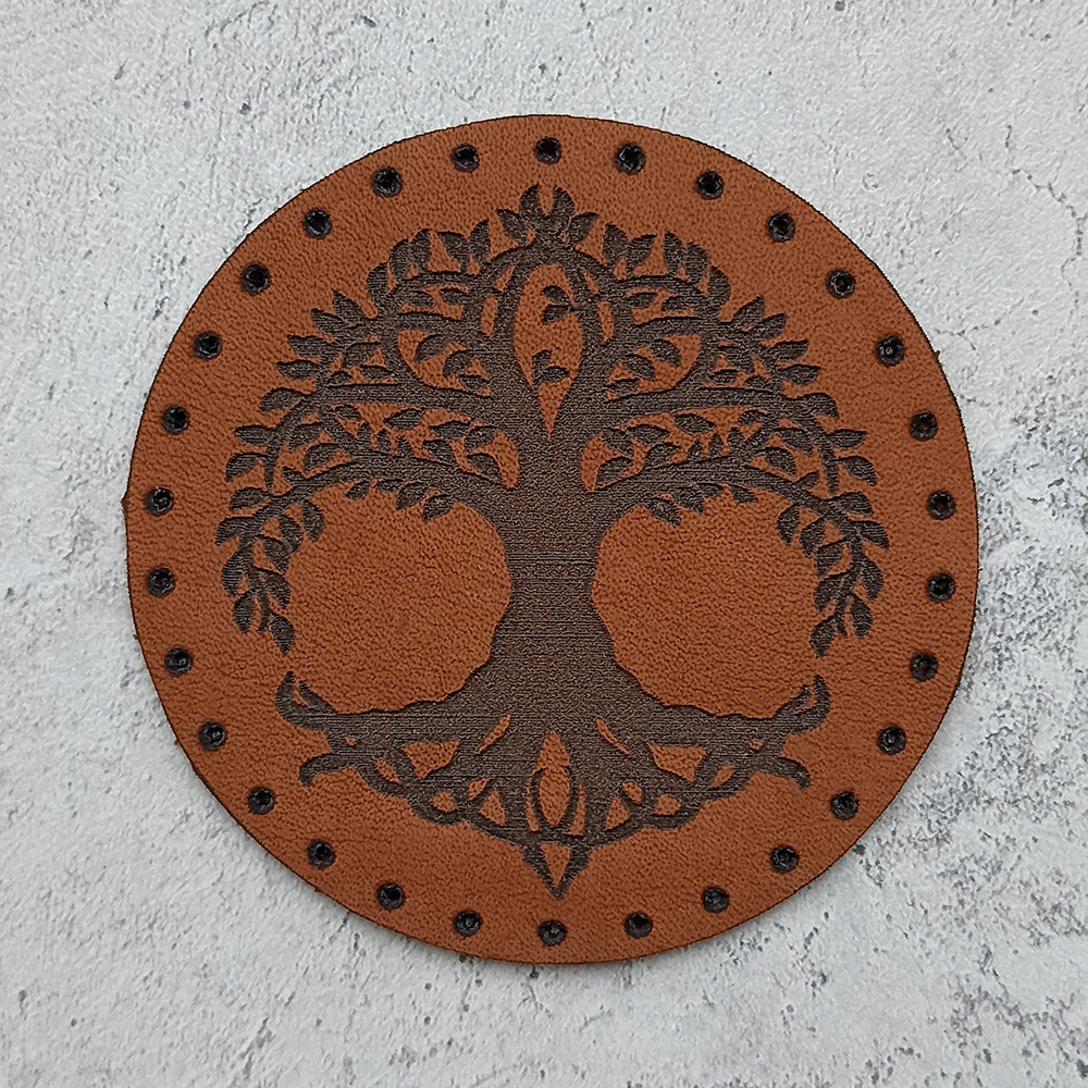 The Tree of Life Yggdrasil leather patch The Tree of Life Yggdrasil leather patch