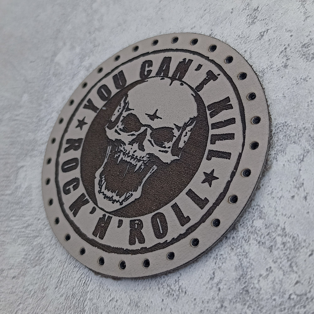 You can't kill Rock 'N' Roll leather patch You can't kill Rock 'N' Roll leather patchшивка You can't kill Rock 'N' Roll