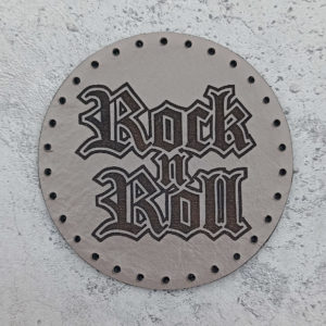 Кожаная нашивка Rock n Roll