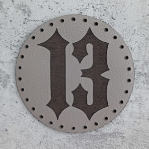 13 leather patch