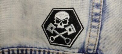 Small Skull with Pistons Patch