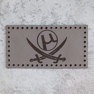 Pirate Flag Torrent leather patch