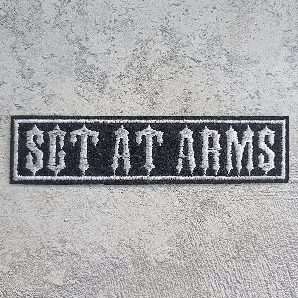 Sgt at Arms (Sergeant at Arms) patch Sgt at Arms (Sergeant at Arms) patch