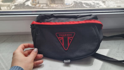 Triumph motorcycle logo patch