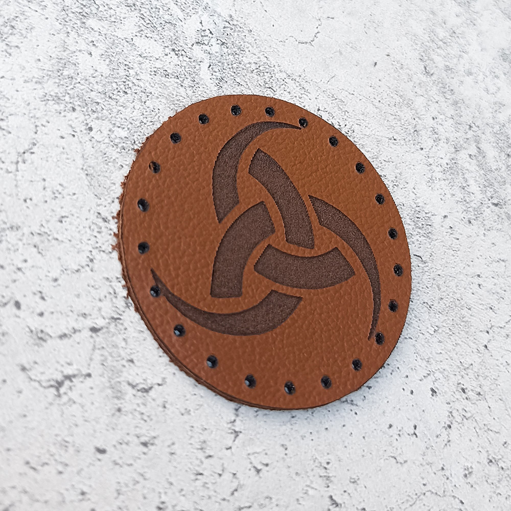 Odin's Horn leather patch Odin's Horn leather patch