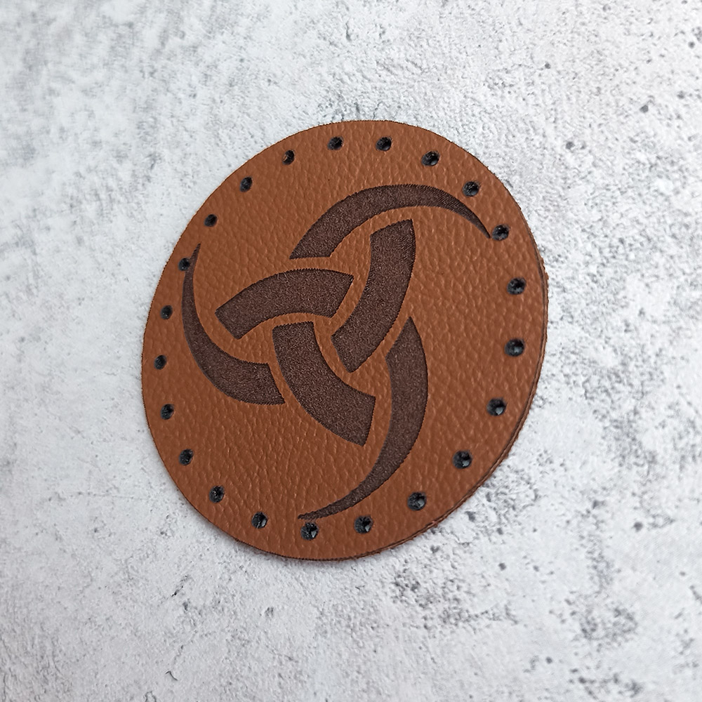 Odin's Horn leather patch Odin's Horn leather patch