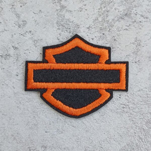 Small Harley-Davidson logo patch without lettering