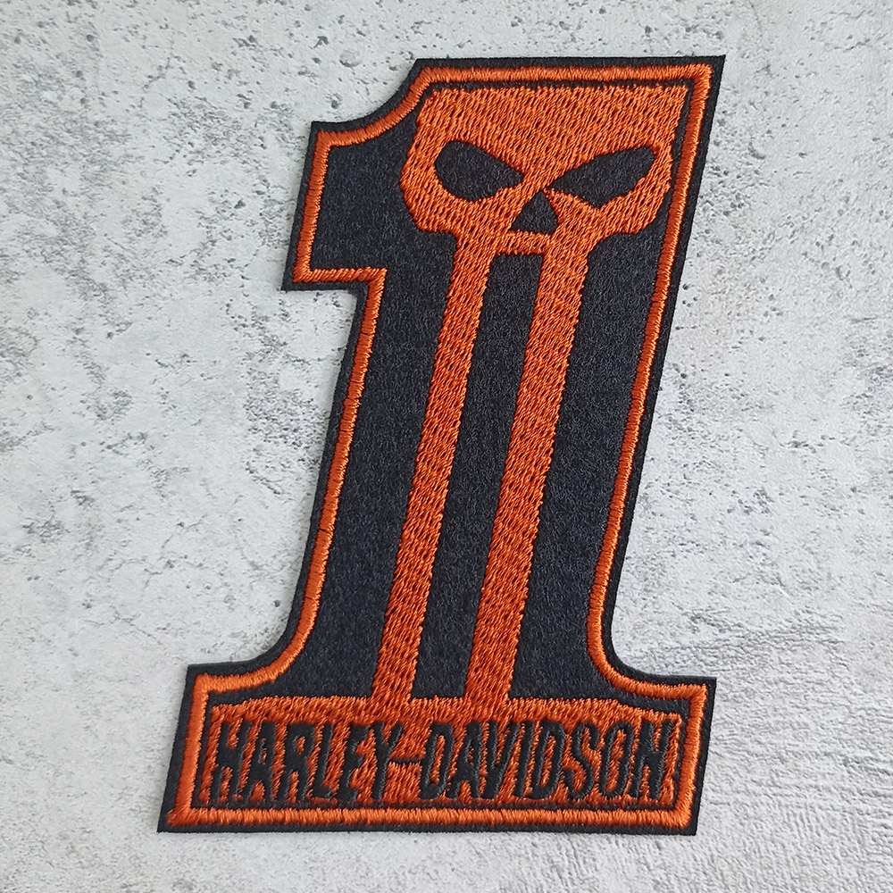 Harley-Davidson number one patch Harley-Davidson number one patch
