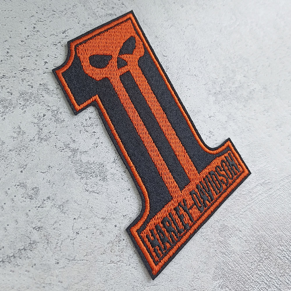 Harley-Davidson number one patch Harley-Davidson number one patch