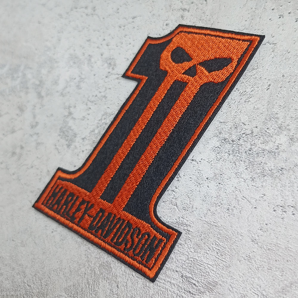 Harley-Davidson number one patch Harley-Davidson number one patch